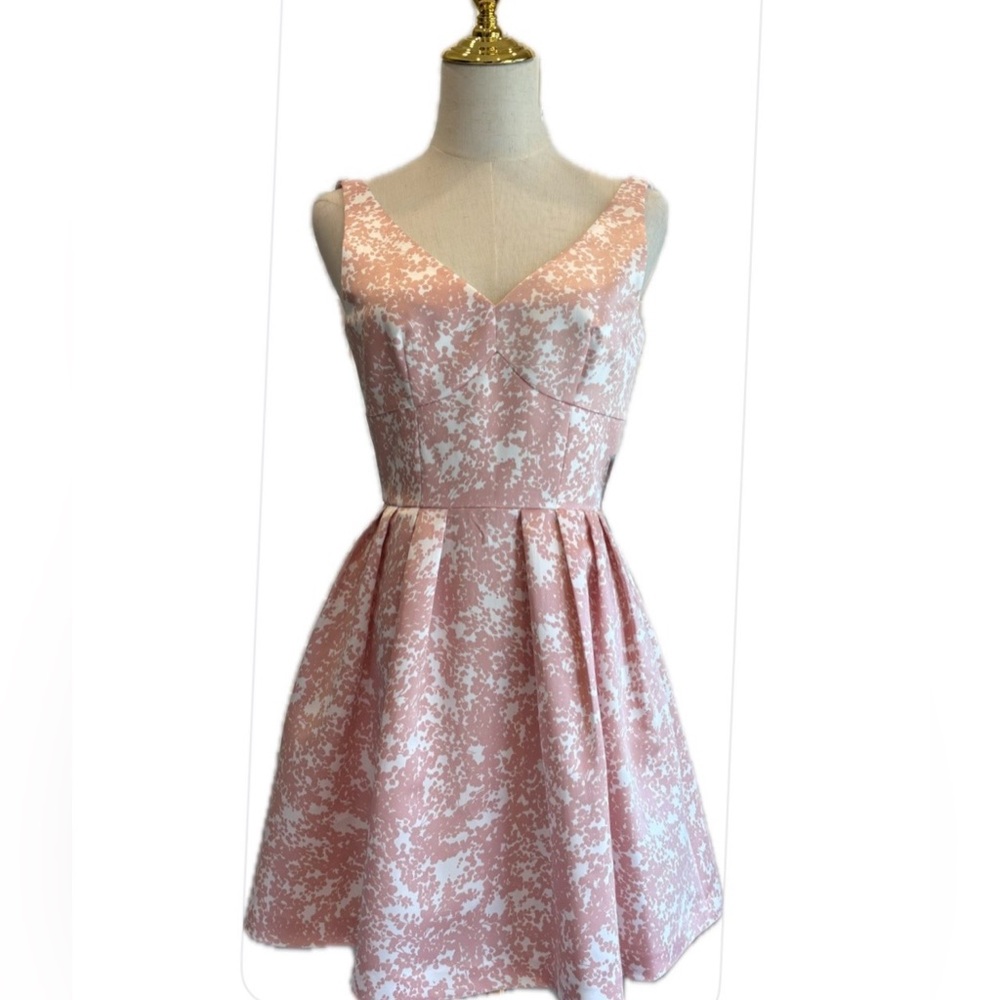CeCe by Cynthia Steffe NWT Pink Pearl Sleeveless Fit & Flare Dress O